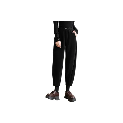 TERRE BLEUE Casual Pants Women's Black