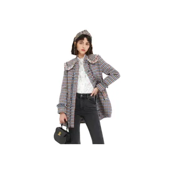 LULUALWAYS Coats Women's Coffee