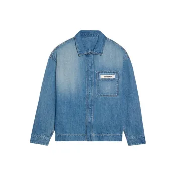 Jacquemus La Chemise De Nimes Shirt 'Pink'