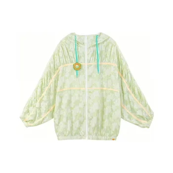 B.Duck Sun Protection Clothing Women's Green All Over Print