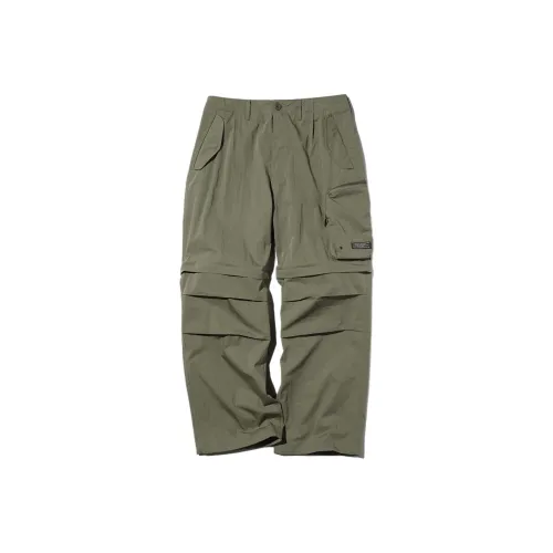 GU Cargo Pants Unisex Olive Green