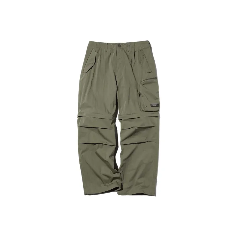 GU Cargo Pants Unisex Olive Green-0