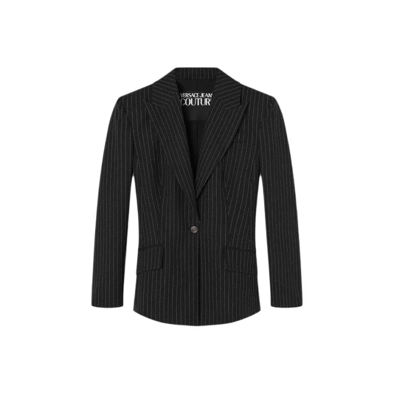 VERSACE JEANS COUTURE SS24 Business Suit Coat Women's Black-0