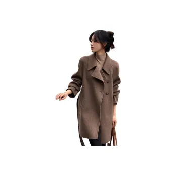 Mo Han Yi Mei Coat Women's Beautiful Coffee