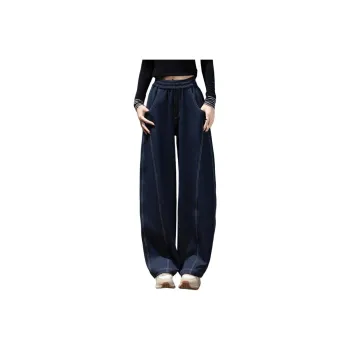 You Cow Me Pants Casual Pants Women's Denim Blue