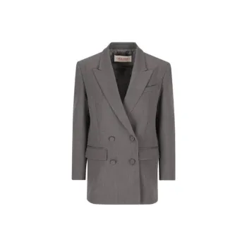 Valentino Double-Breasted Long-Sleeved Jacket