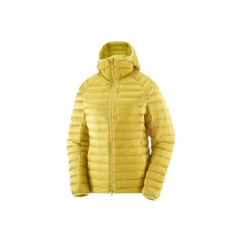 SALOMON Elixir MICRO DOWN Down Jacket Women's Aqua Celadon Green