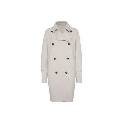 Brunello Cucinelli Monili Embellished Hand Finished Coat