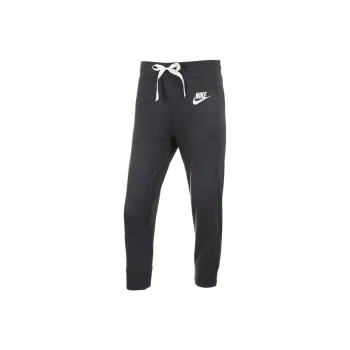 Nike Women'ss Letter Logo Knit Sweatpants 'Black/Gray'