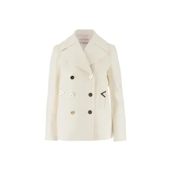 Valentino Coats Women's White