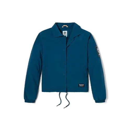 Timberland Cropped Coats Women's Blue