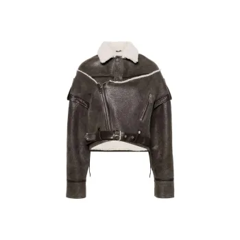 Manokhi Shearling collar Jacket