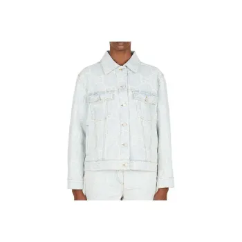 GUCCI SS23 Denim Jacket Women's Light Blue