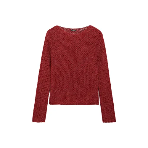 Massimo Dutti Knitwear Women's Dark Red