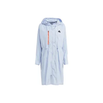 Adidas Windbreaker Jackets Women's Light Blue