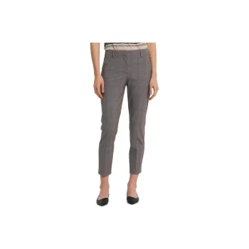 THEORY Casual Pants Women's Black Plaid