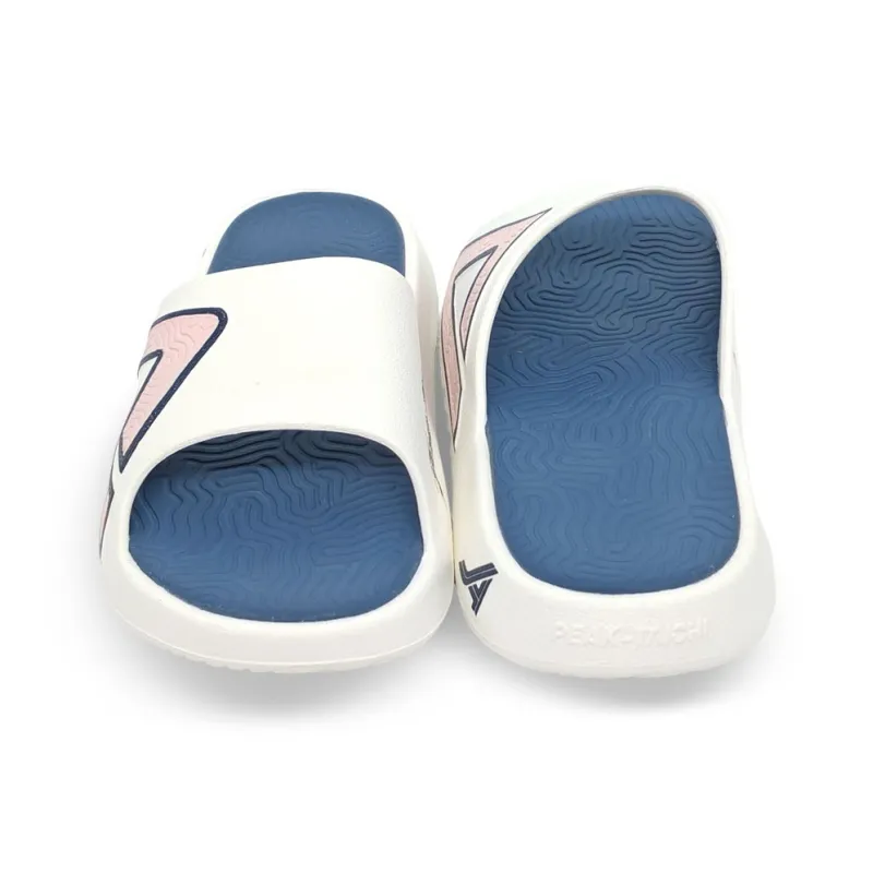 PEAK Quiet Slip Resistant Abrasion Resistant Slide Slippers Unisex Powder World-2