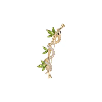VIOLET Copper Alloy Brooches Unisex