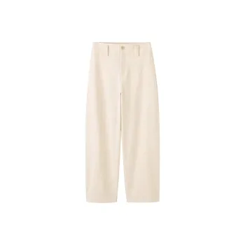COMMON VALUE 'Riverbank La Jetee' Casual Pants Women's Linen Beige