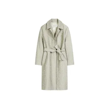DRIES VAN NOTEN SS24 Coats Women's Silver