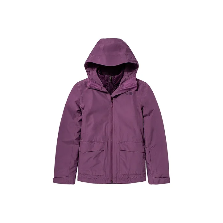 THE NORTH FACE City Outdoor Collection Waterproof And Windproof To Keep Warm Windbreaker Jacket Women's Purple-0