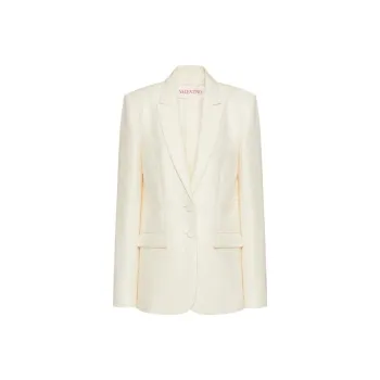 Valentino Toile Iconographe Straight Hem Blazer