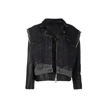 DIESEL Denim Jackets Women's Black
