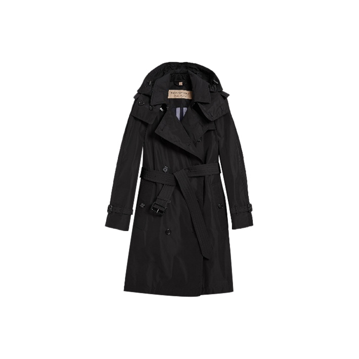 Burberry Trench Coats Women's Black 4 - POIZON