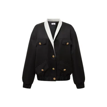 D'zzit Cropped Coats Women's Black
