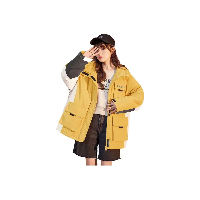 Tonlion Puffer Jacket Women's Ginger Yellow-0