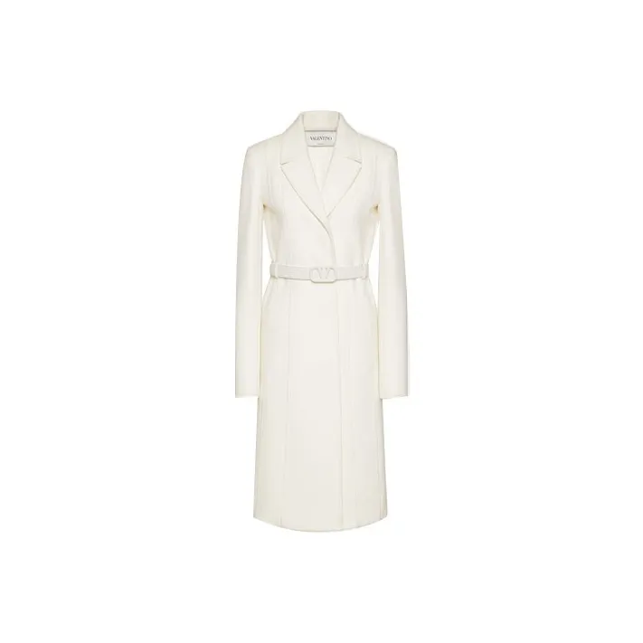 Valentino Velvet Jackets Women's White-0