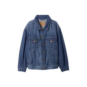 Doen X GAP DOEN Collaboration Series Denim Jackets Women's Blue