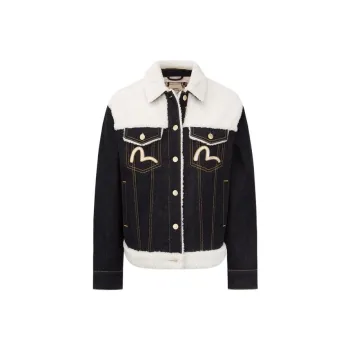 EVISU Velvet Jackets Women's Denim Blue