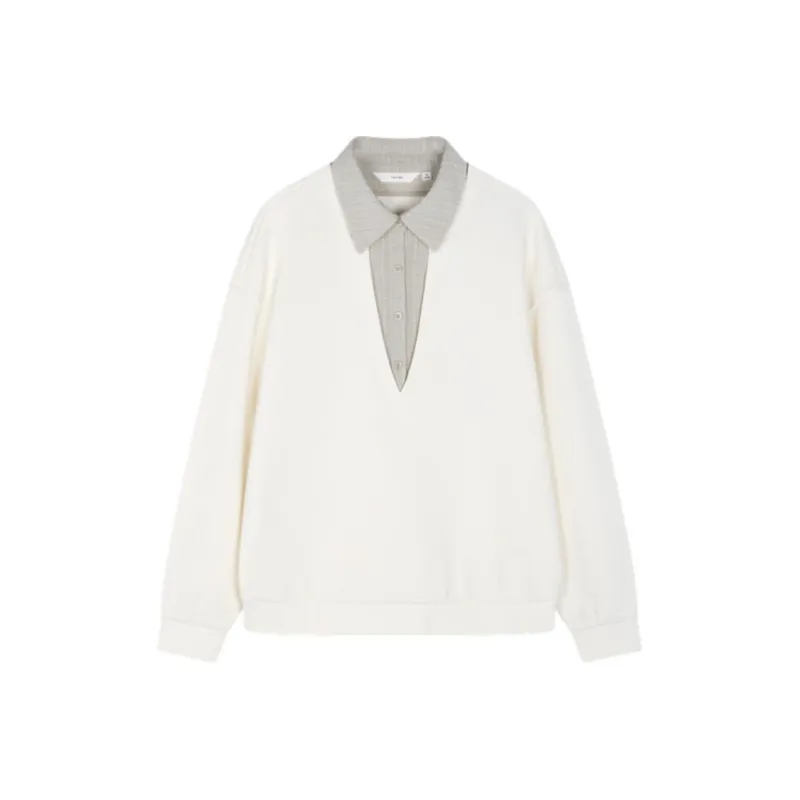 IHIMI Sweatshirts Women's Ecru-0