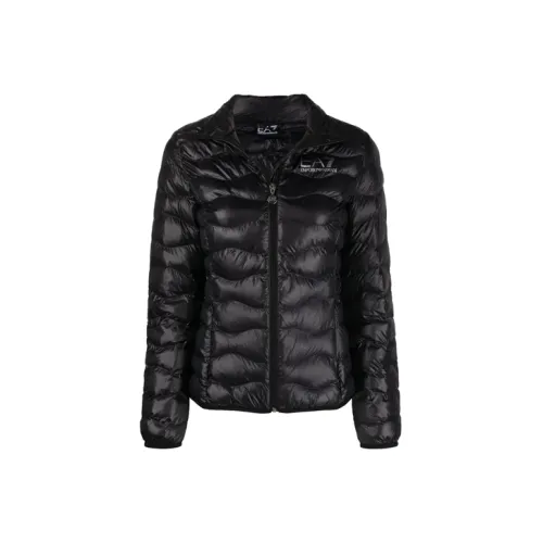 EMPORIO ARMANI EA7 Puffer Jacket Women's Black