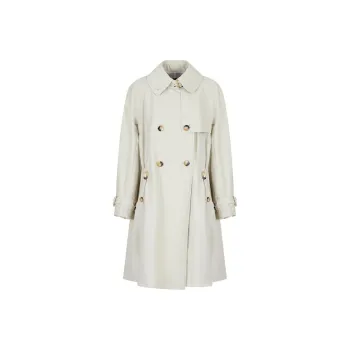 EMPORIO ARMANI FW22 Trench Coat Women's Apricot