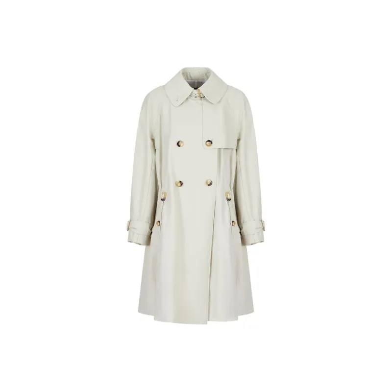 EMPORIO ARMANI FW22 Trench Coat Women's Apricot-0