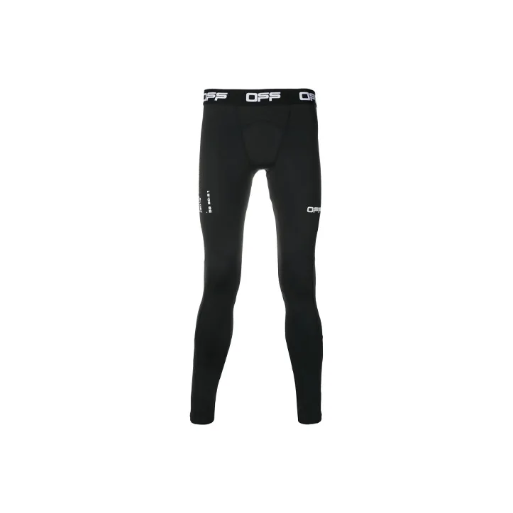 OFF WHITE Logo waistband Active Tights-0