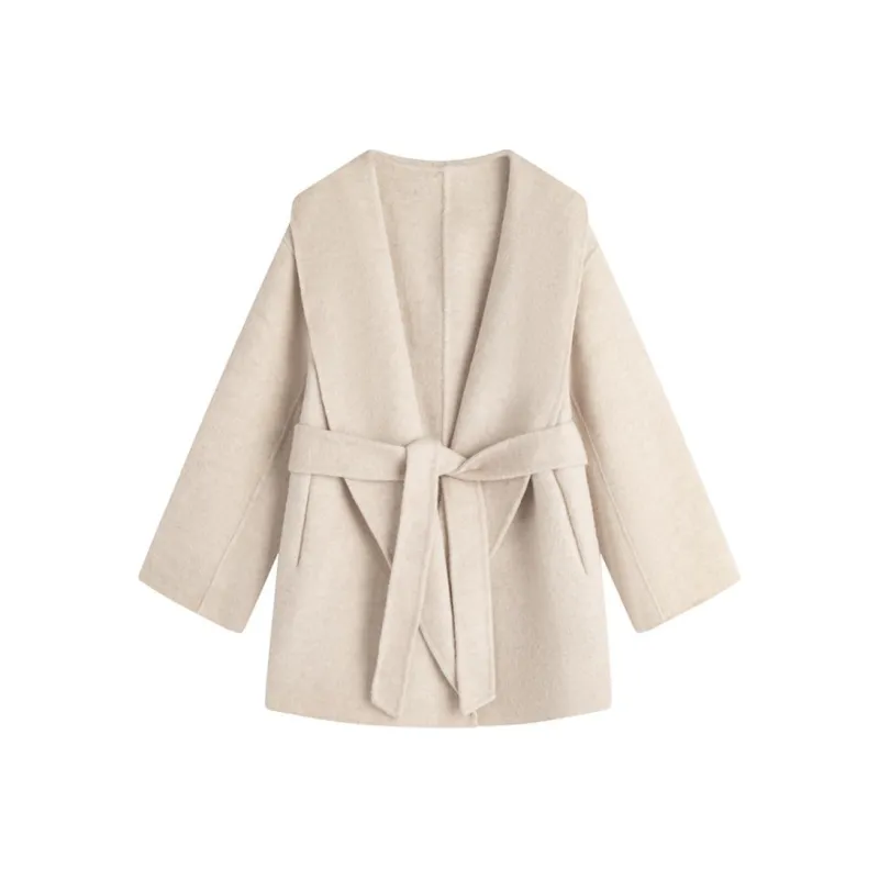 MOSIIMORII Coat Women's Mixed Beige-0
