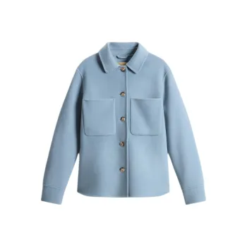 WOOLRICH Buttoned Wool Over Shirt