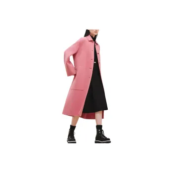 HERMES FW24 Coats Women's Rose Pink