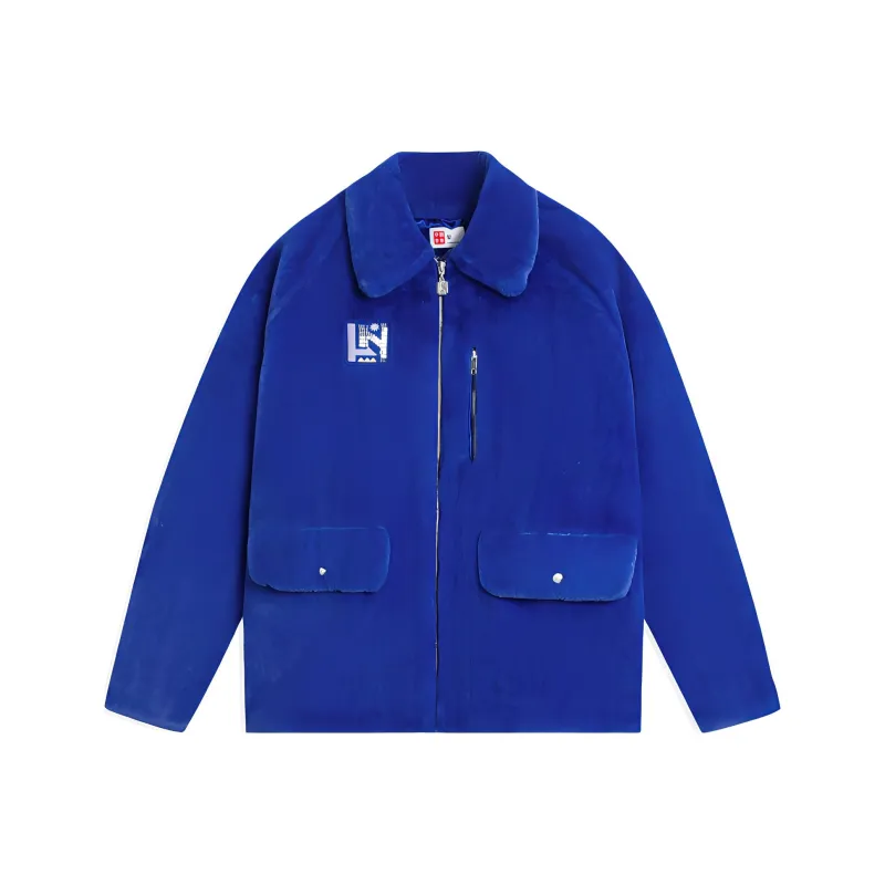 LiNing Velvet Jackets Women's Bright Blue-0