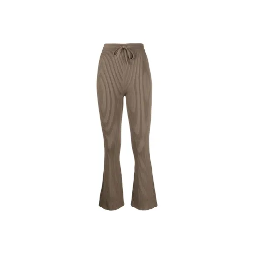 NANUSHKA Ribbed Knitted Cropped Pants