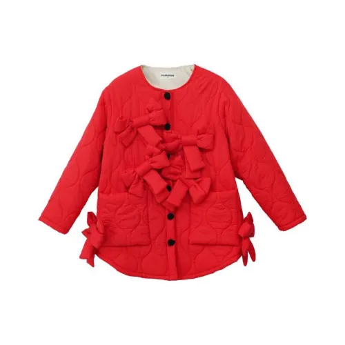 IMAKOKONI Puffer Jackets Women's Christmas Red