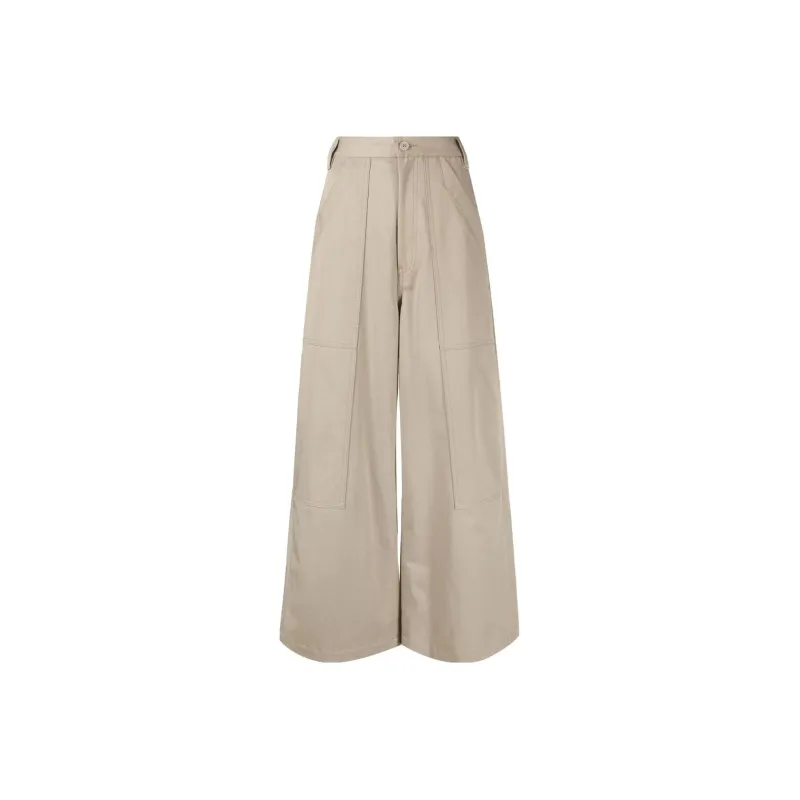 MM6 Maison Margiela Three-pocket Cotton Palazzo Pants-0
