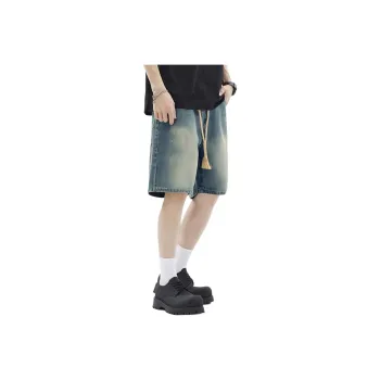 Fingercroxx Denim Shorts Unisex Blue