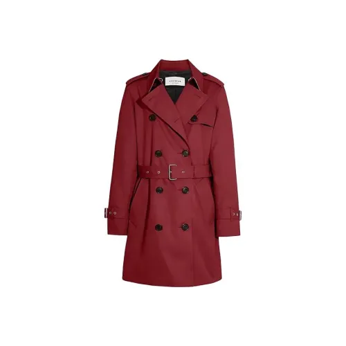 COACH Trench Coats Women's Red