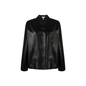 LOEWE Anagram Leather Shirt