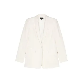 THEORY Crepe Single breasted Blazer