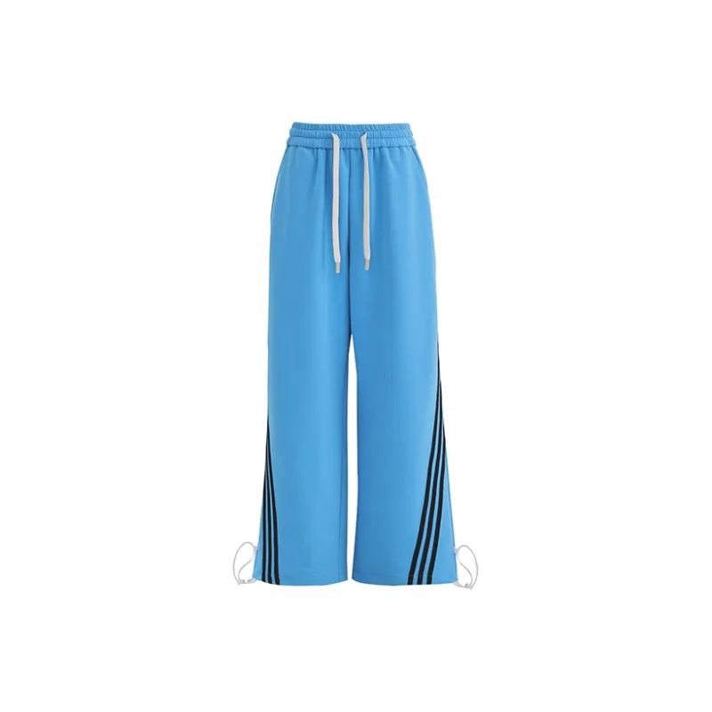 Wen Shan Casual Pants Women's Navy Blue-6